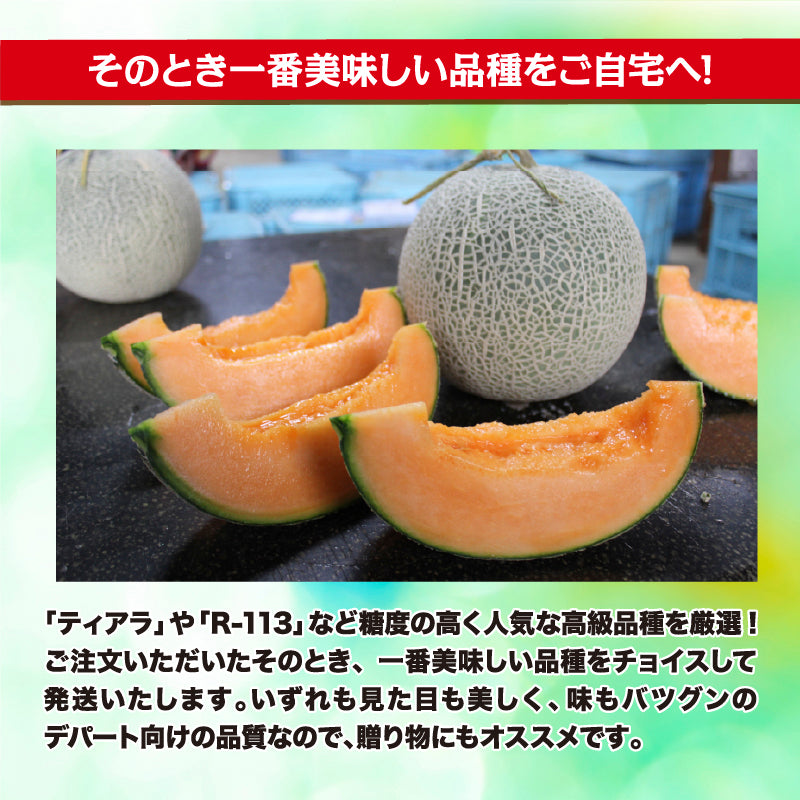 富良野メロン(2kg×2玉)