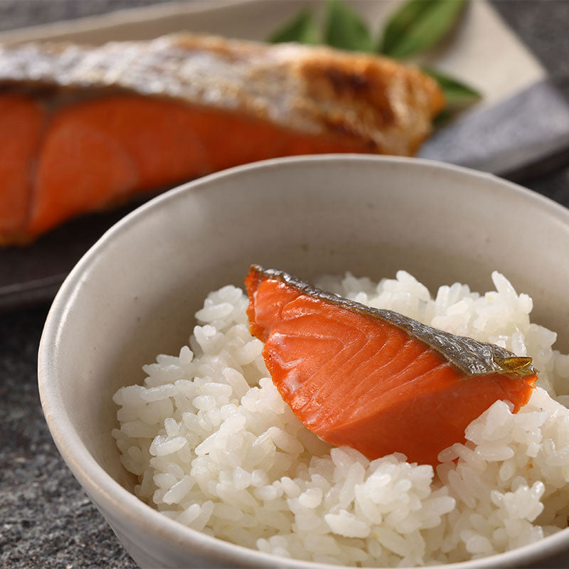 紅鮭切り身 調理例