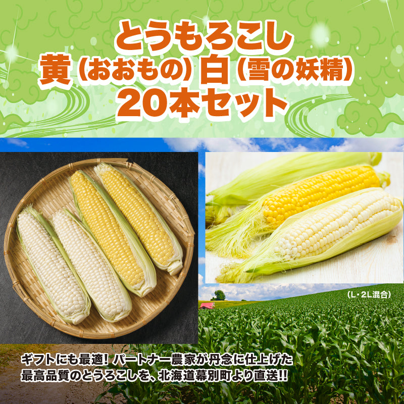 黄(おおもの)白(雪の妖精)20本セット