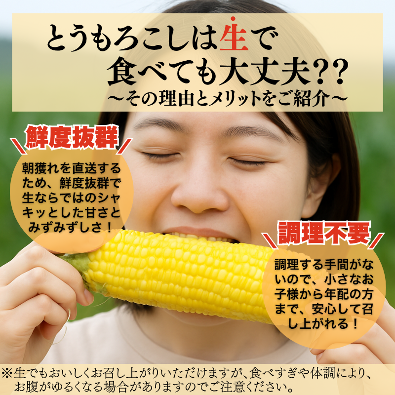 【先行予約販売】福岡産 秋山さんちのとうもろこし