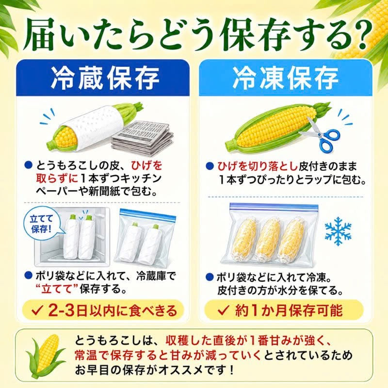 【先行予約販売】北海道幕別町 中山さんちのとうもろこし 食べ比べセット「雪の妖精」＆「おおもの」各5本